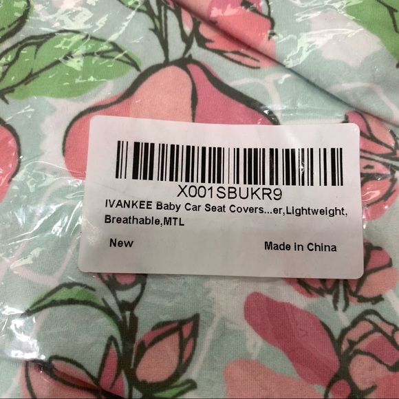 NEW Baby Car Seat Cover 4-in-1 Nursing Cover Floral - Picture 11 of 12